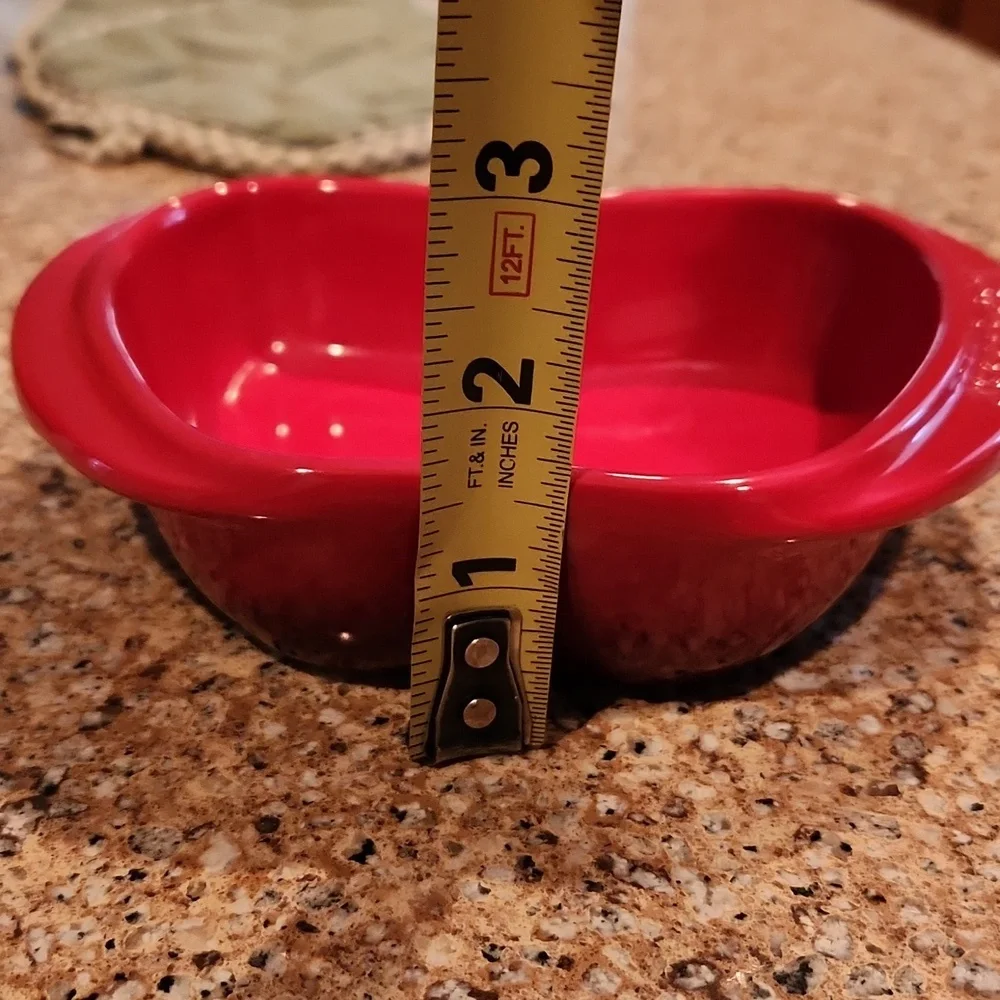 Le Creuset red Apple